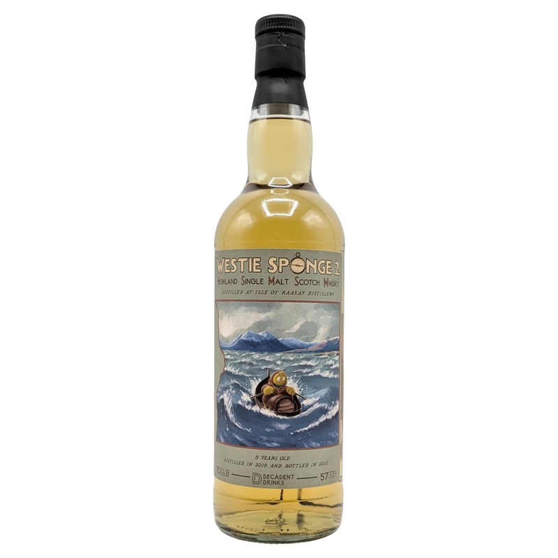Whisky Sponge Isle of Raasay 5 Year Westie Sponge