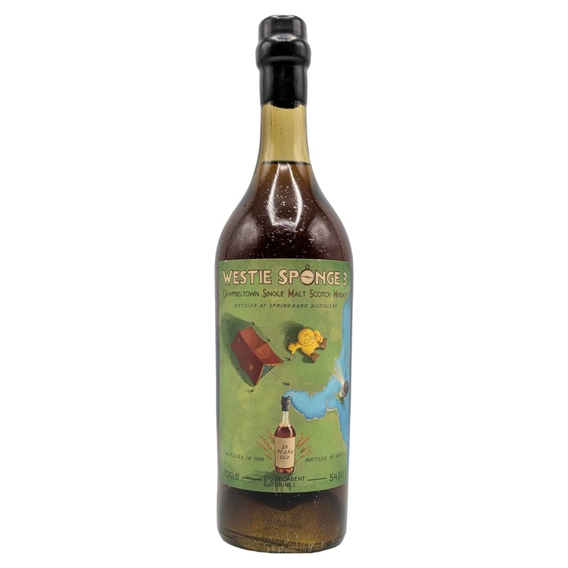 Whisky Sponge Springbank 24 Year Westie Sponge 3 - 54.5% ABV