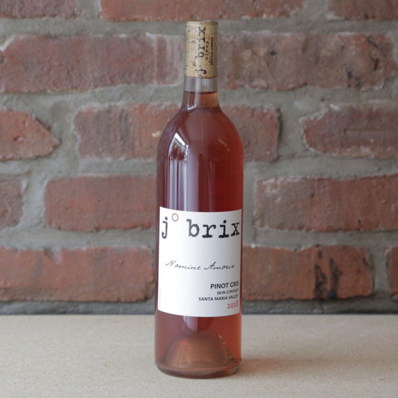2019 J. Brix, Nomine Amoris Skin-Fermented Pinot Gris