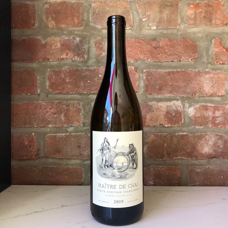 2019 Maitre de Chai, Chardonnay Rorick Heritage Sierra Foothills, California