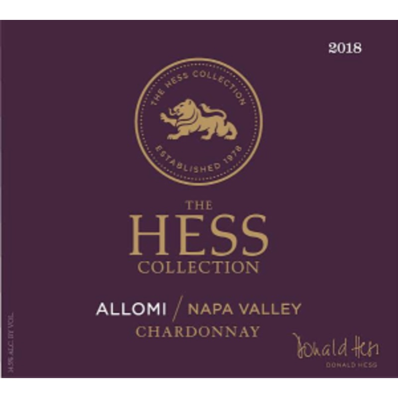 Hess Collection 2018 Allomi Chardonnay