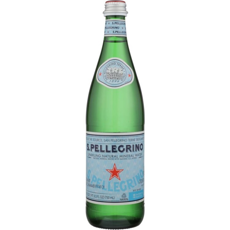 SAN PELLEGRINO SPKL MIN WATER GLS