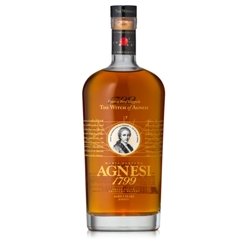 AGNESI 1799 BRANDY SMALL BATCH 5 YR 80 750ML
