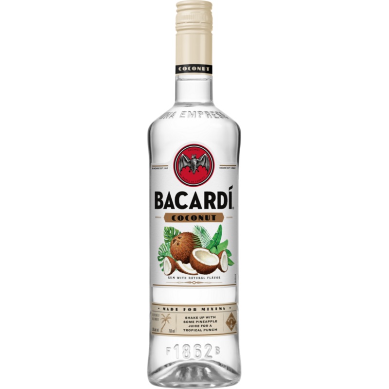 BACARDI COCONUT FLAVORED RUM COCO 70 750ML