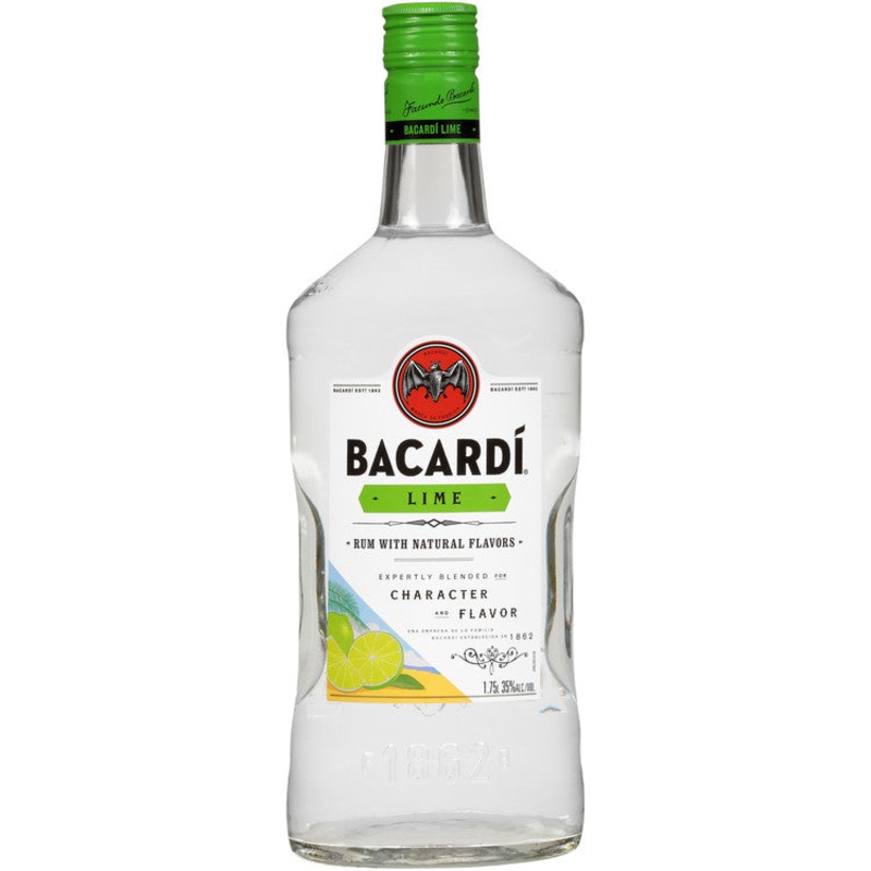 BACARDI LIME FLAVORED RUM 70 750ML