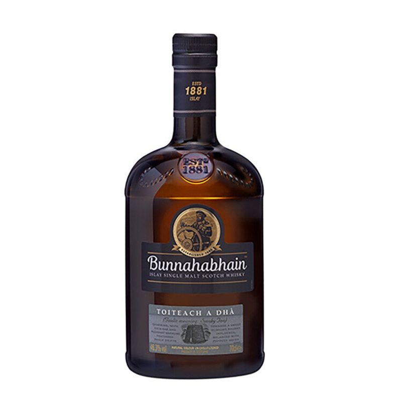 BUNNAHABHAIN SINGLE MALT SCOTCH TOITEACH A DHA 92.6 750ML