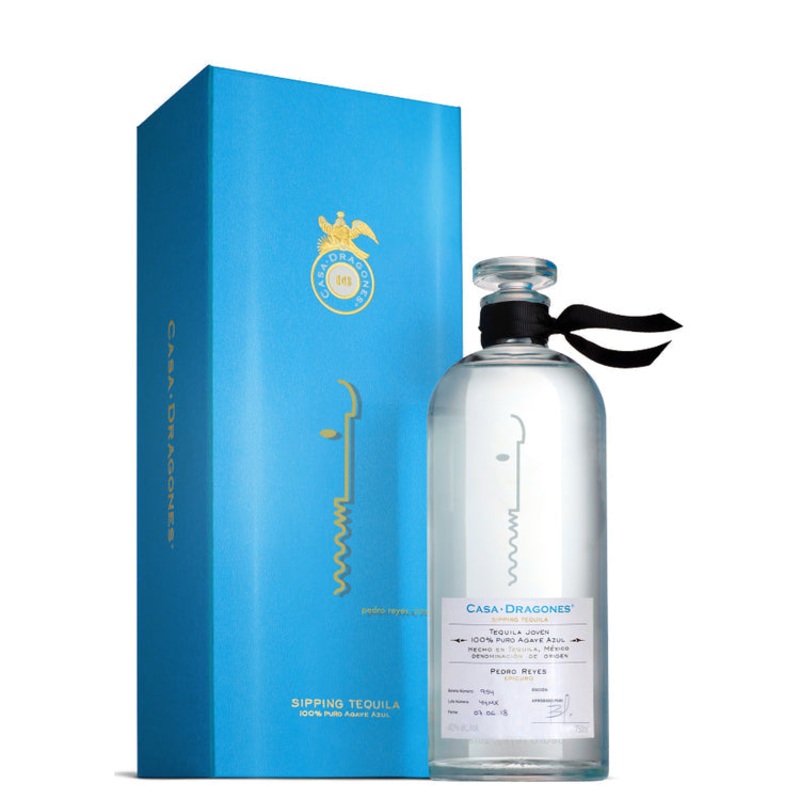 CASA DRAGONES TEQUILA JOVEN 80 PEDRO REYES ARTIST PACKAGING 750ML