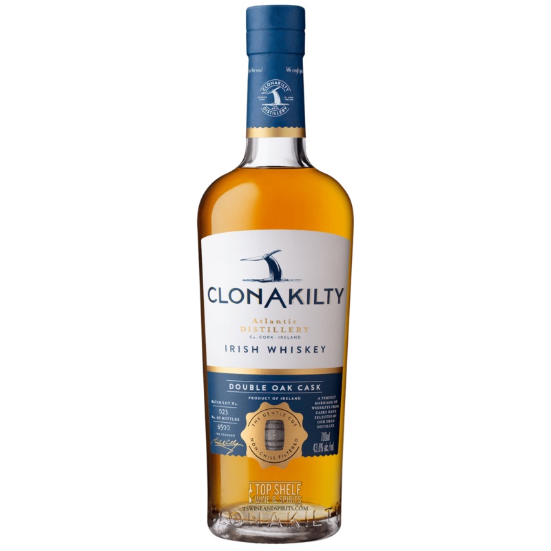 Clonakilty Blended Irish Whiskey Double Oak Finish Single Batch 87.2 750ML