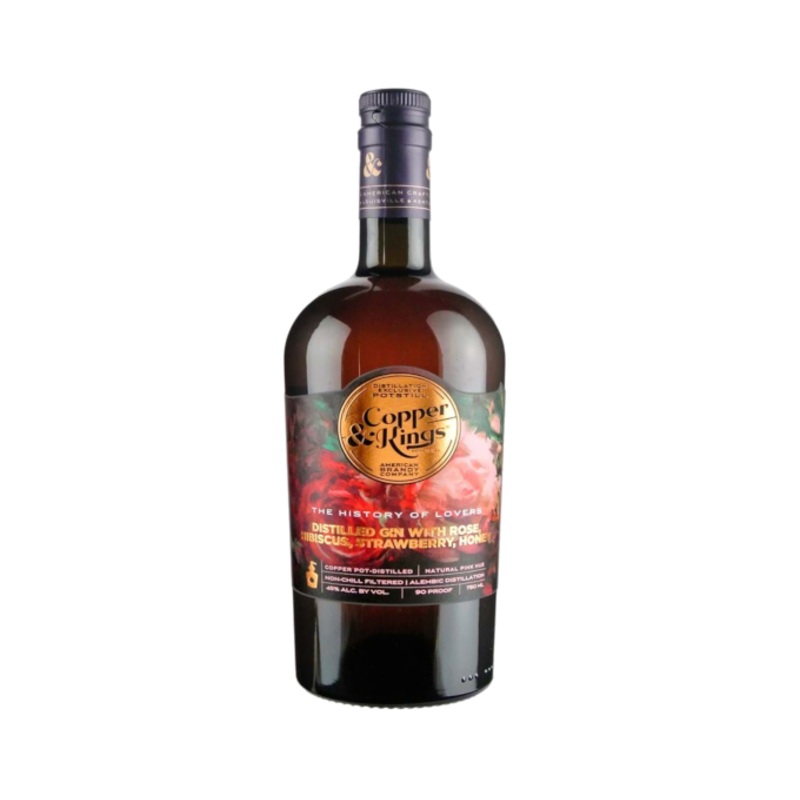 Copper & Kings The History of Lovers Rose Gin 750ml