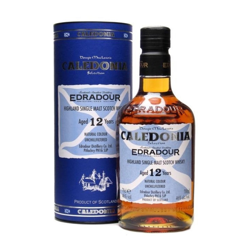 Edradour 12 Year Old Caledonia Selection Sherry Cask Highland Single Malt Scotch Whisky 46% abv 70cl