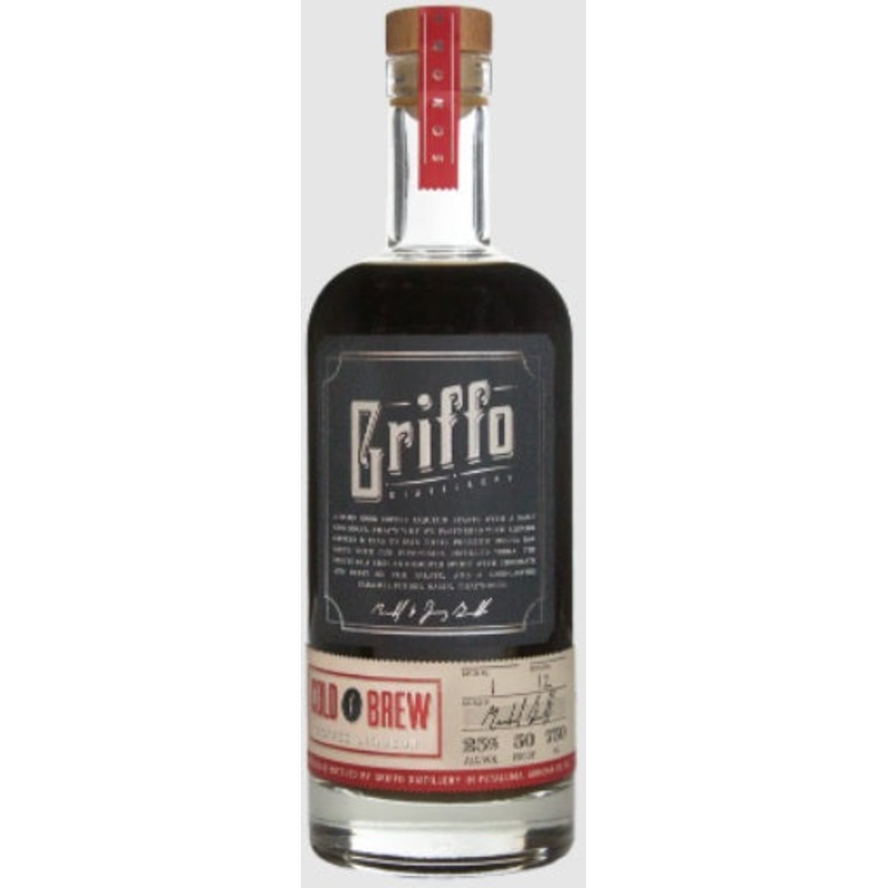 GRIFFO DISTILLERY COLD BREW COFFEE LIQUEUR 50 750ML