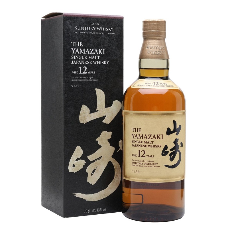 Suntory 12 year old Yamazaki Japanese Whiskey 70cl 43% abv
