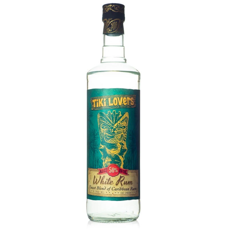 Tiki Lovers White Rum 100 750ML