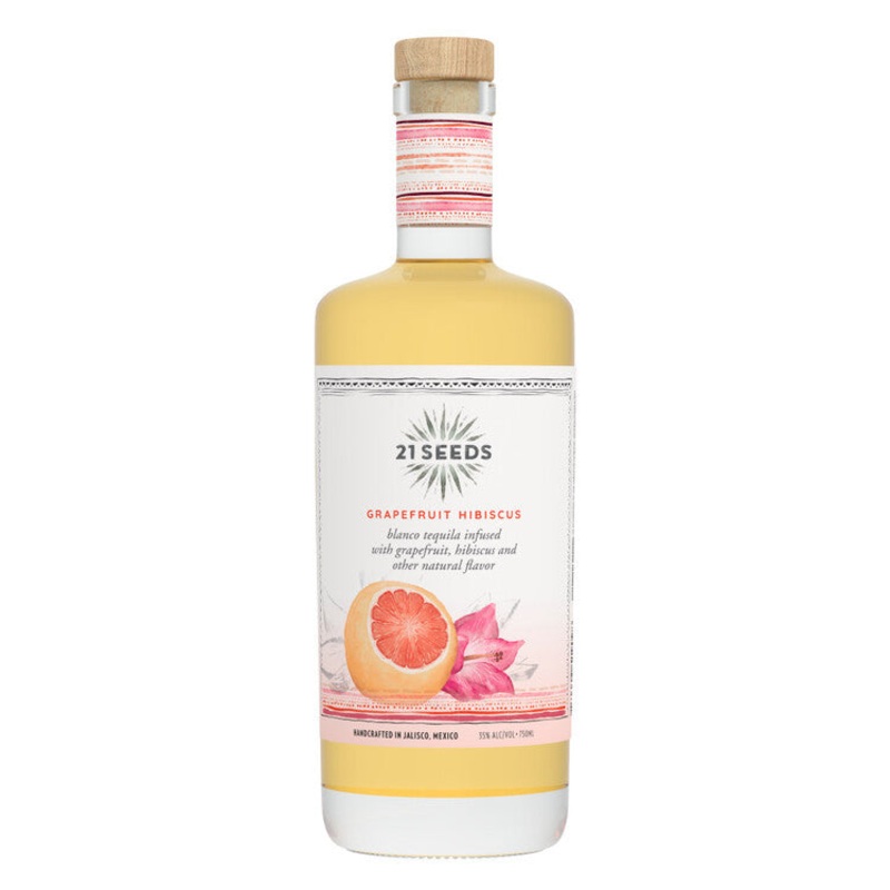 21 SEEDS GRAPEFRUIT HIBISCUS INFUSED BLANCO TEQUILA 70 750ML