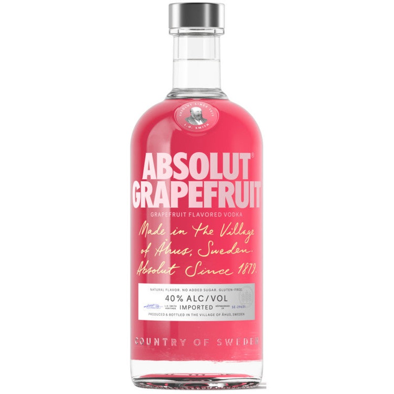 ABSOLUT GRAPEFRUIT FLAVORED VODKA 80 750ML
