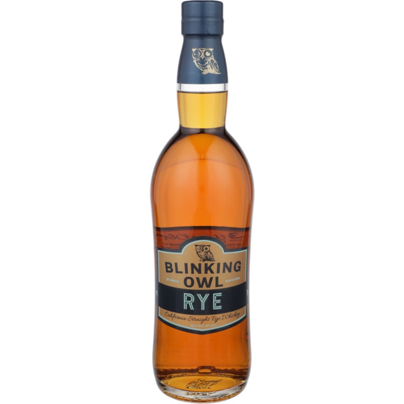 BLINKING OWL STRAIGHT RYE WHISKEY SINGLE BARREL 2 YR 90 750ML