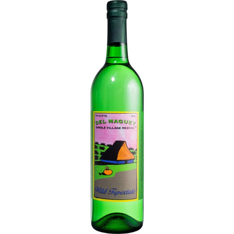 DEL MAGUEY MEZCAL SINGLE VILLAGE WILD TEPEXTATE 90 750ML