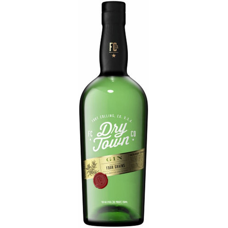 DRY TOWN DRY GIN DISTILLED FROM FOUR GRAIN 92 750ML