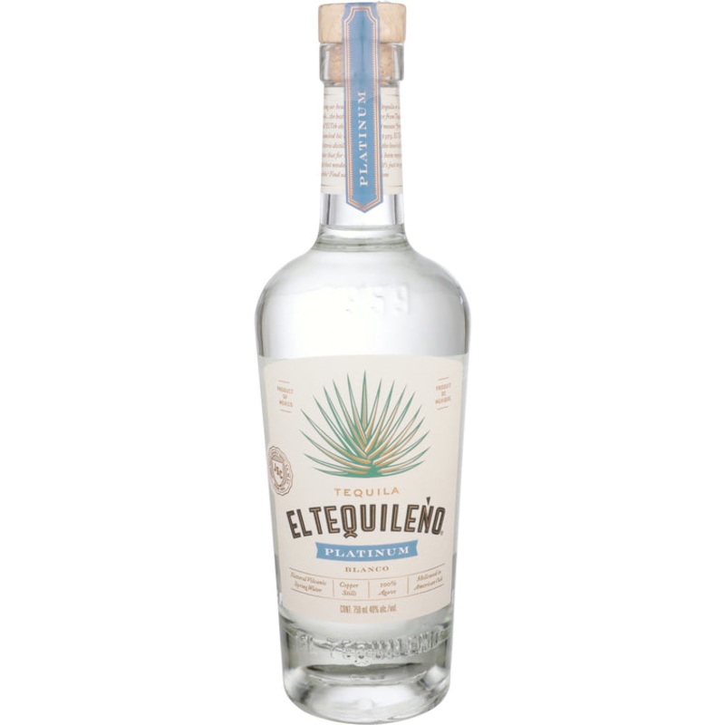 El Tequileno Tequila Platino Blanco 80 750ML