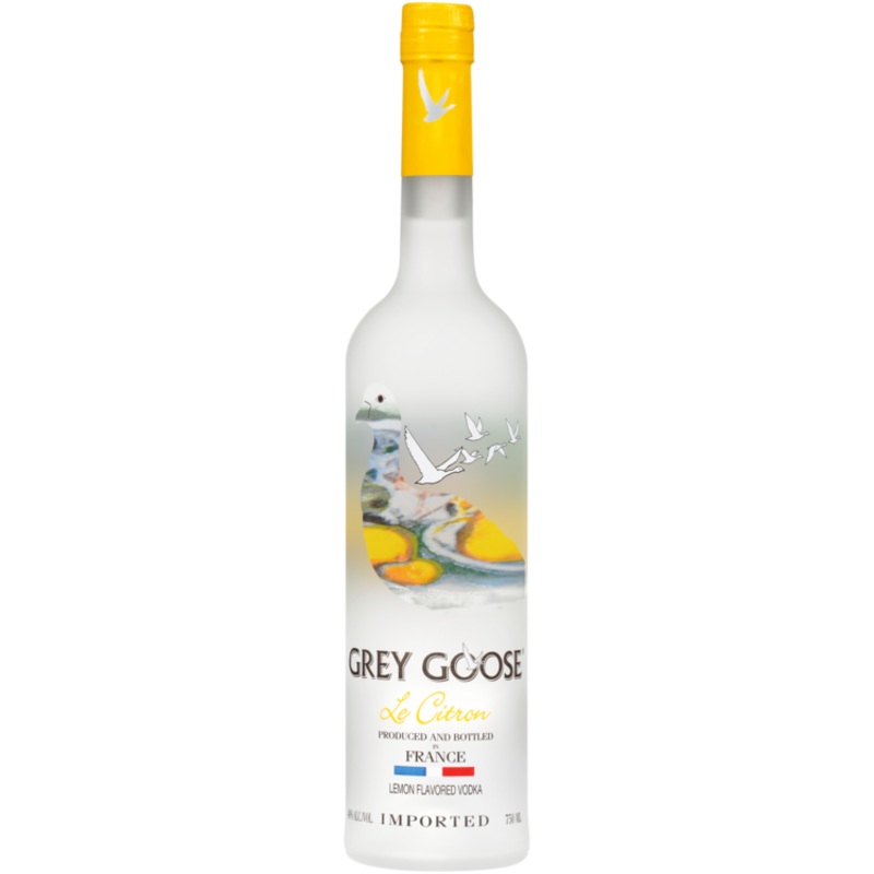 GREY GOOSE CITRUS FLAVORED VODKA LE CITRON 80 750ML
