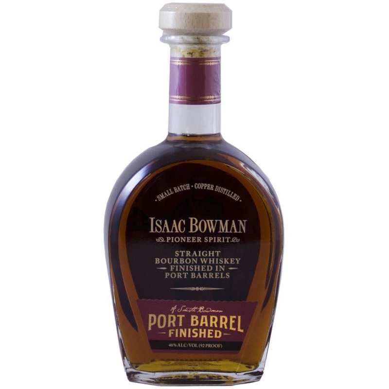 ISAAC BOWMAN STRAIGHT BOURBON PORT BARREL FINISHED 92 750ML