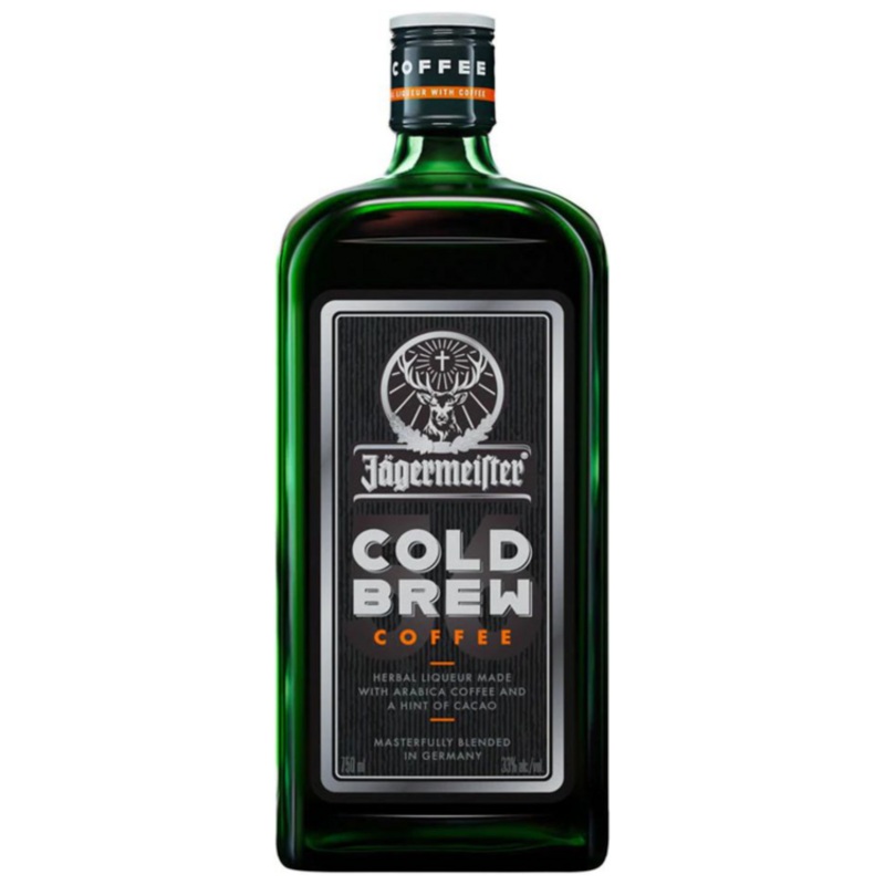 JAGERMEISTER COLD BREW COFFEE HERBAL LIQUEUR 66 750ML