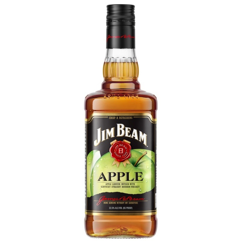 JIM BEAM APPLE FLAVORED WHISKEY 65 750ML