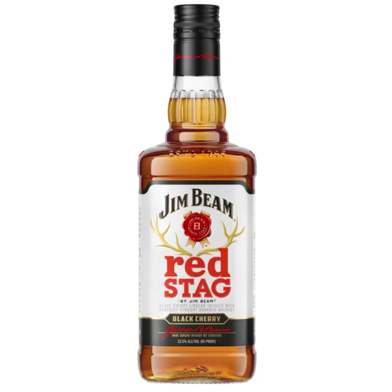 RED STAG BLACK CHERRY INFUSED STRAIGHT BOURBON 65 750ML
