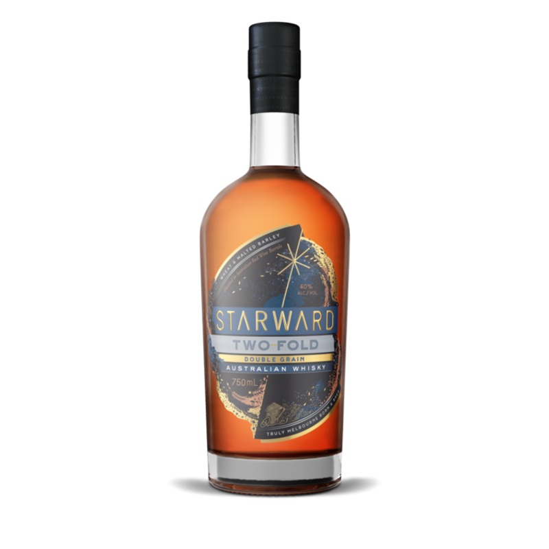 STARWARD DOUBLE GRAIN WHISKY TWO FOLD 80 750ML