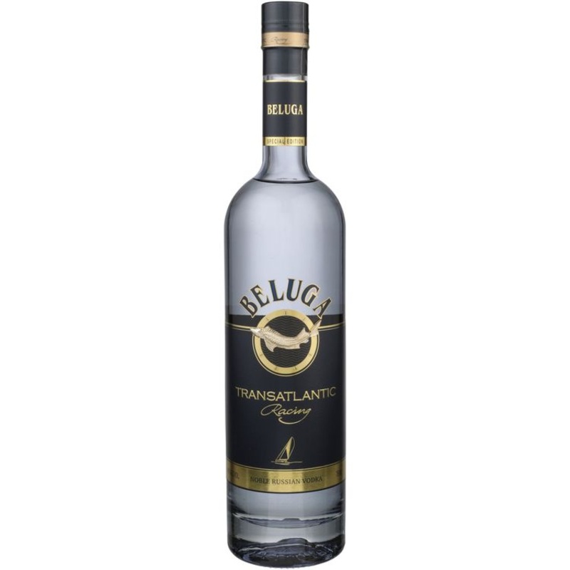 BELUGA VODKA NOBLE TRANSATLANTIC RACING EXPORT SPECIAL 80 W/ LEATHER BOX 750ML