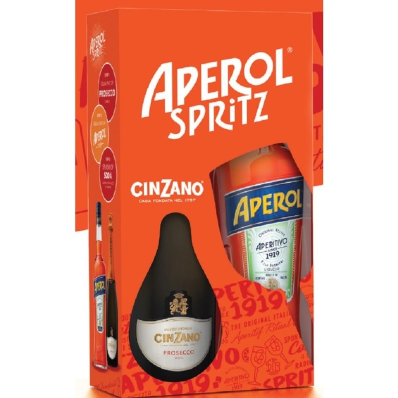 Campari America Spritz Pack Combo 1 Each Aperol Aperitivo 22 & Cinzano Prosecco Dry 750ML