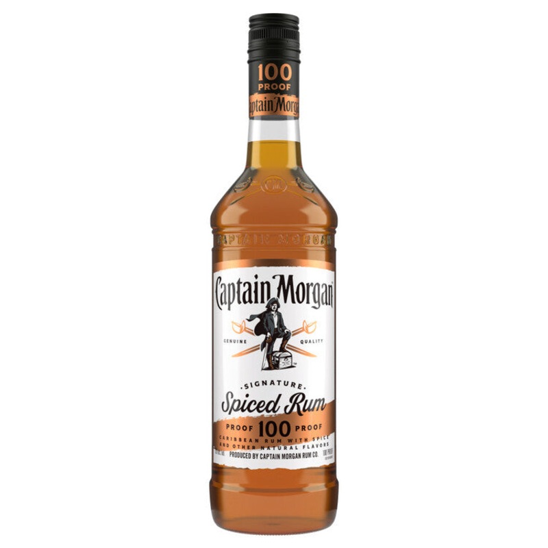 CAPTAIN MORGAN SPICED RUM 100 750ML