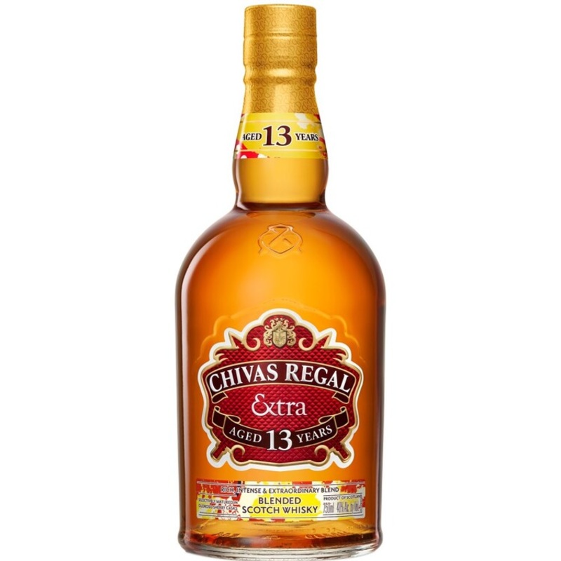 CHIVAS REGAL BLENDED SCOTCH EXTRA 13 YR 80 WITH CARTON 750ML