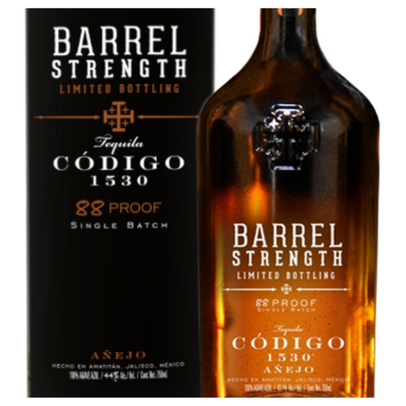 CODIGO 1530 TEQUILA ANEJO BARREL STRENGTH 2 YR 88 750ML