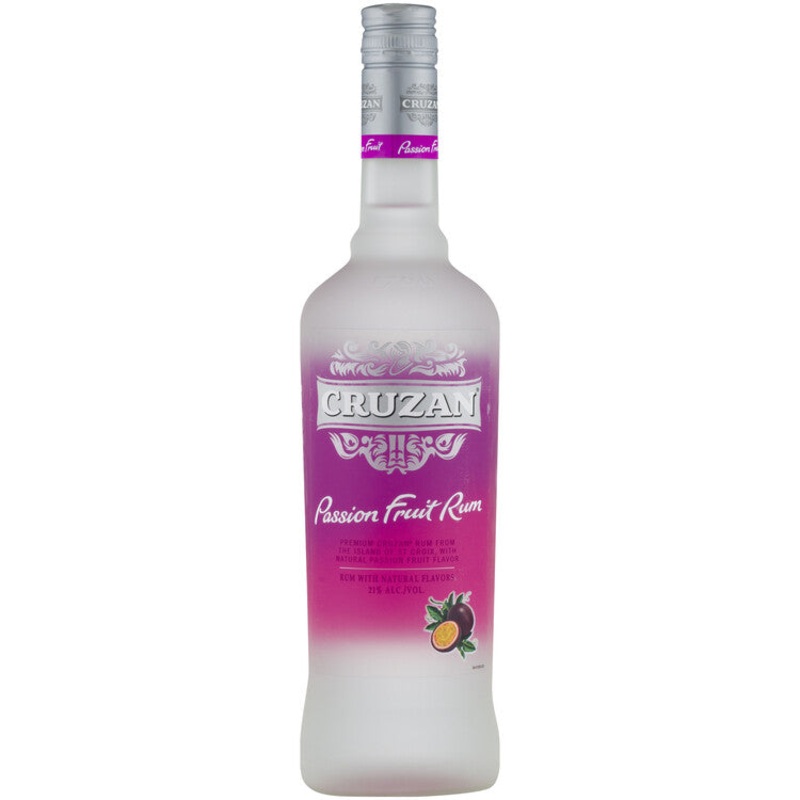 CRUZAN PASSION FRUIT FLAVORED RUM 42 750ML