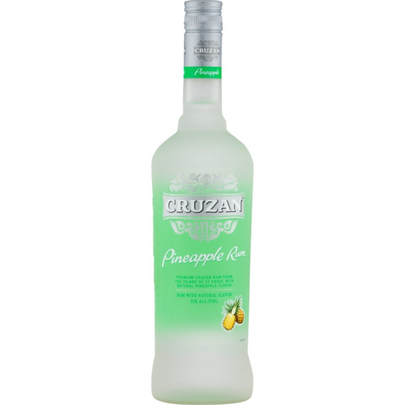 CRUZAN PINEAPPLE FLAVORED RUM 42 750ML
