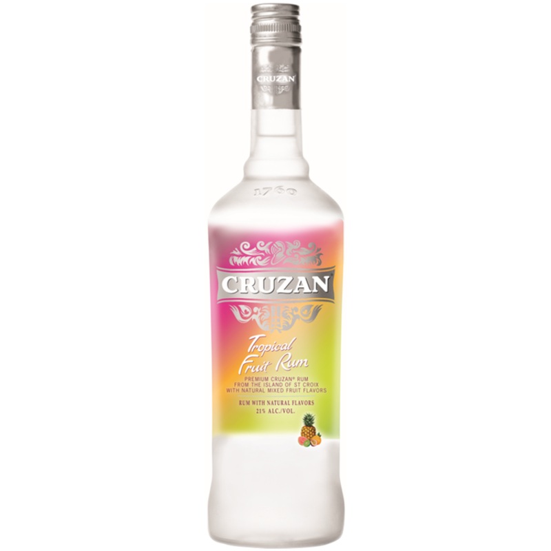 CRUZAN TROPICAL FRUIT FLAVORED RUM 42 750ML
