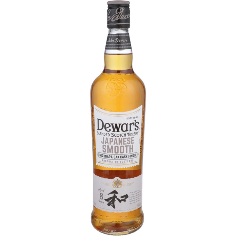 DEWAR'S BLENDED SCOTCH JAPANESE SMOOTH MIZUNARA OAK CASK FINISH 8 YR 80 750ML