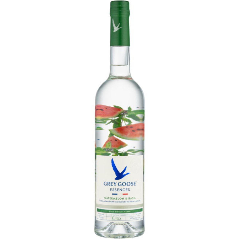 GREY GOOSE WATERMELON & BASIL FLAVORED VODKA ESSENCES 60 750ML