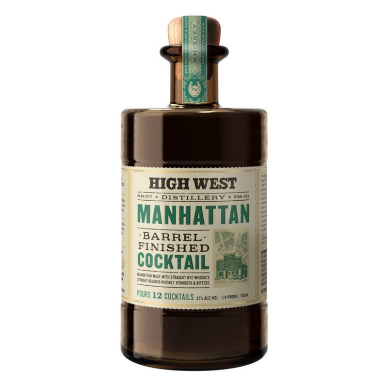HIGH WEST MANHATTAN BARREL FINISHED COCKTAIL 74 750ML