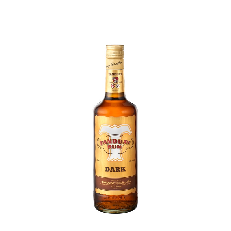 TANDUAY DARK RUM 80 750ML
