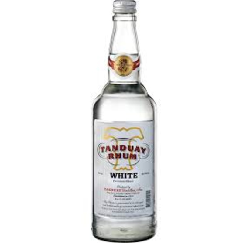 TANDUAY WHITE RUM 80 750ML