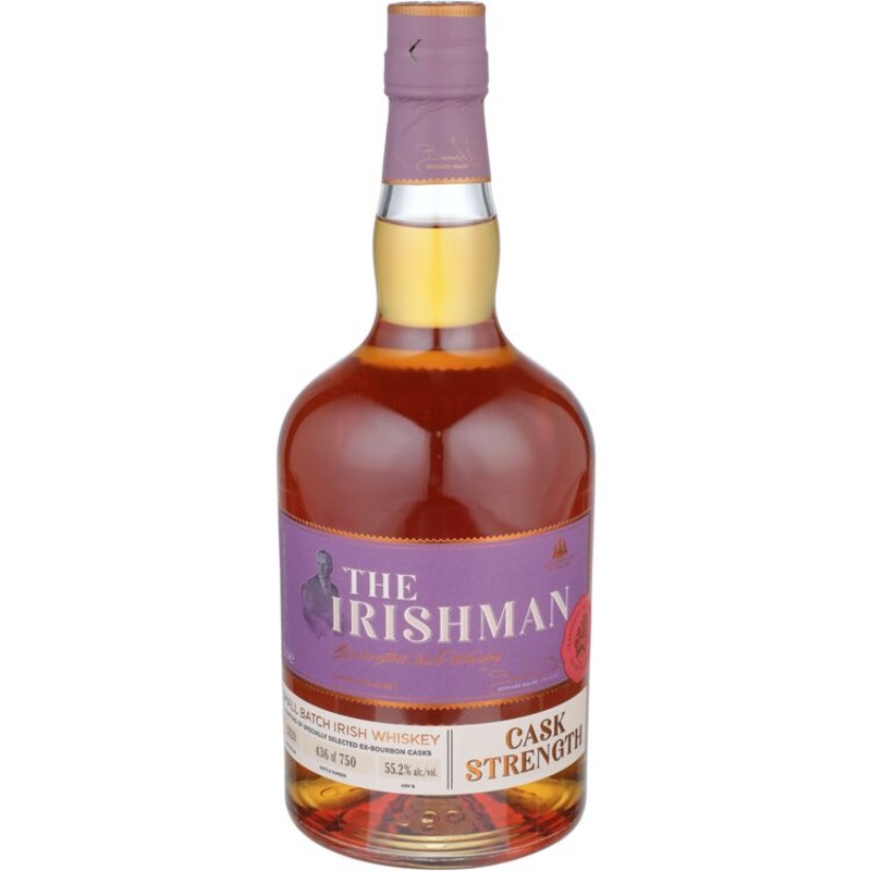 THE IRISHMAN BLENDED IRISH WHISKEY SMALL BATCH CASK STRENGTH 110.4 750ML