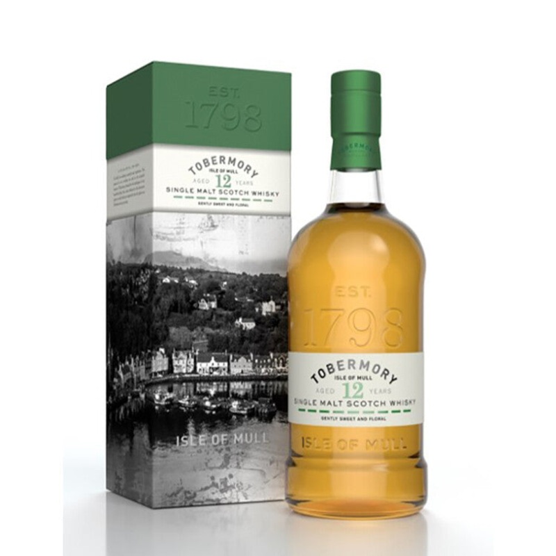 TOBERMORY SINGLE MALT SCOTCH 12 YR 92.6 750ML