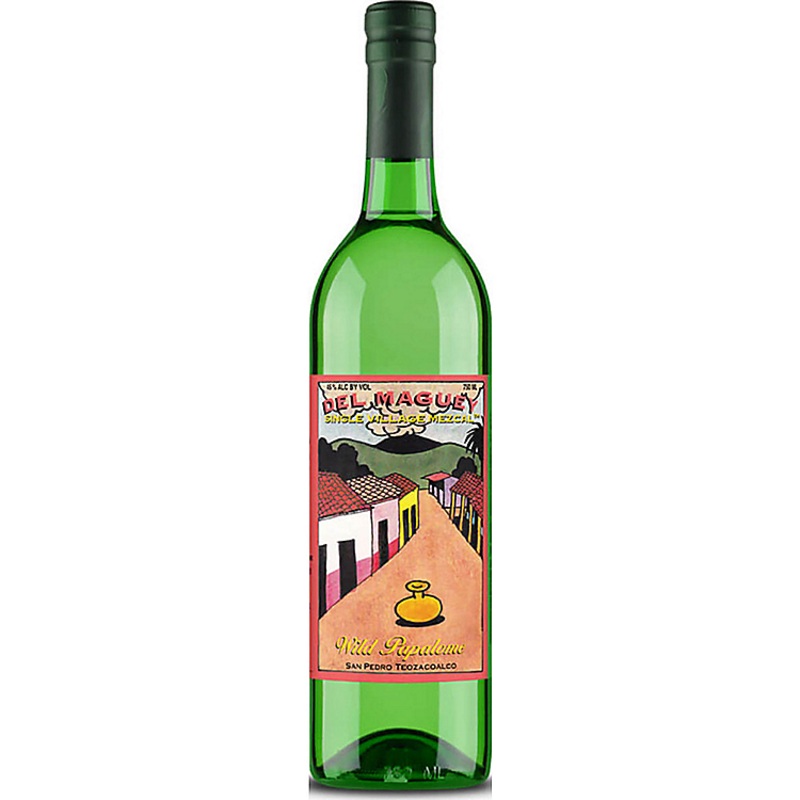 DEL MAGUEY MEZCAL SINGLE VILLAGE WILD PAPALOME SAN PEDRO TEOZACOAL 90 750ML