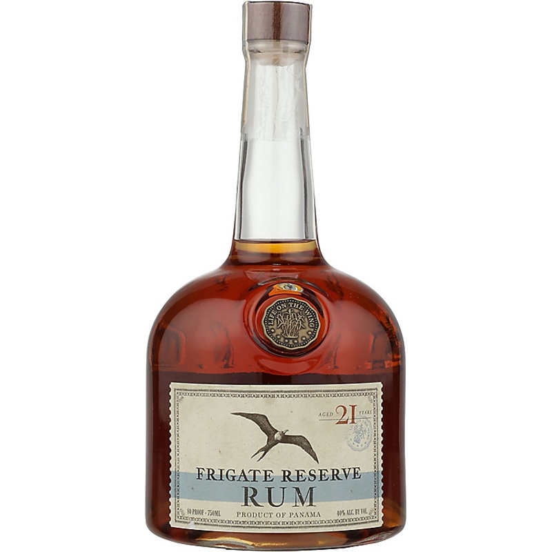 FRIGATE RESERVE AGED RUM 21 YR 80 750ML