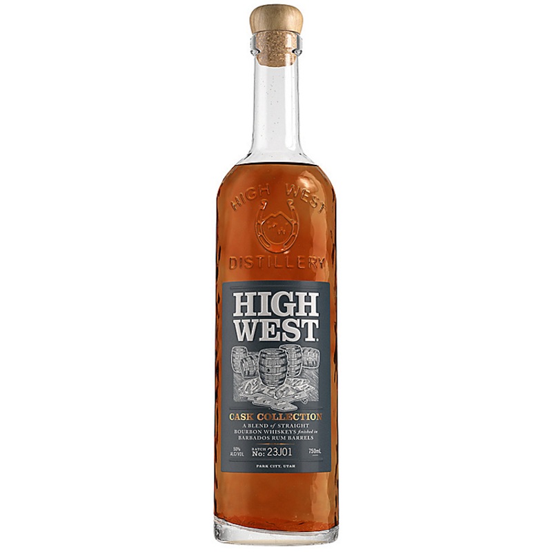 HIGH WEST STRAIGHT BOURBON CASK COLLECTION BARBADOS RUM 100 750ML
