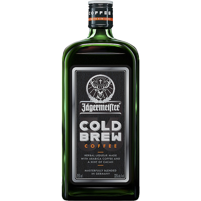 JAGERMEISTER COLD BREW COFFEE HERBAL LIQUEUR 66 W/ MUG 750ML