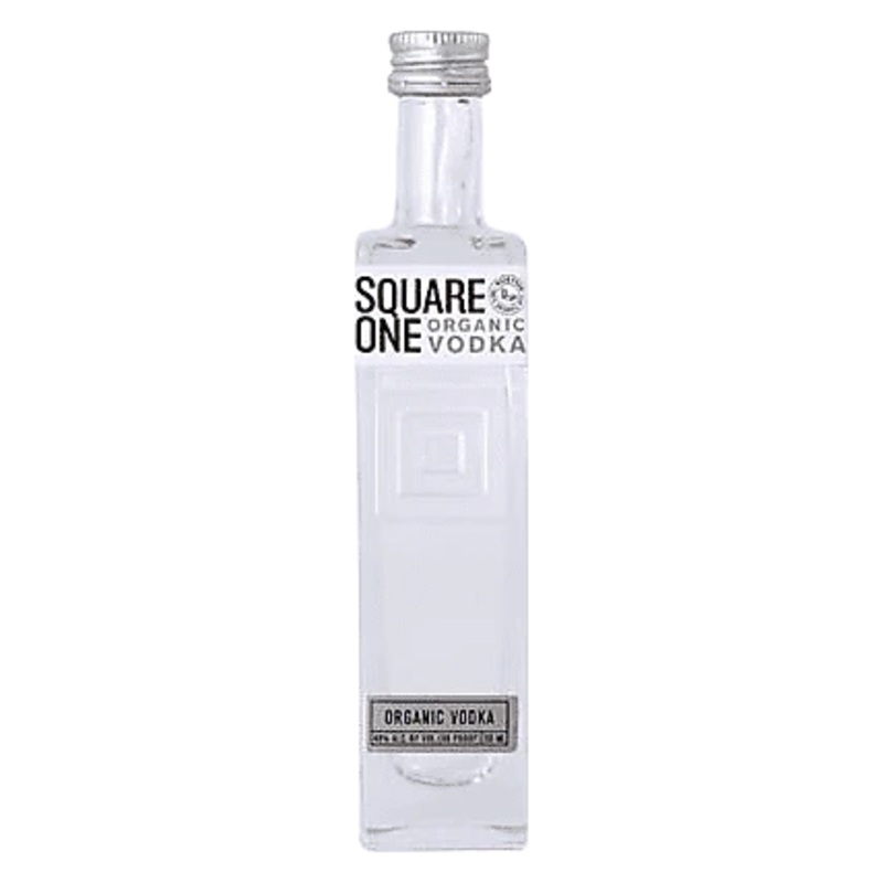 SQUARE ONE ORGANIC VODKA 50ML 10/12PK 50 mL (10)