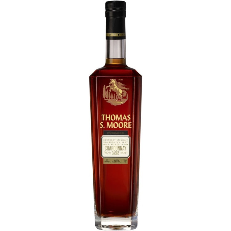 Thomas S. Moore Straight Bourbon Extended Cask Finish Chardonnay Casks 97.9 750ML